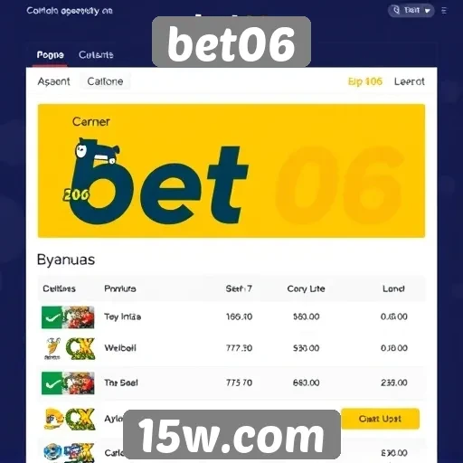 Comparativo de bônus oferecidos por bet06