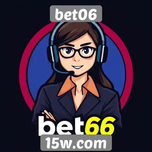 Funcionalidade do suporte ao cliente na bet06