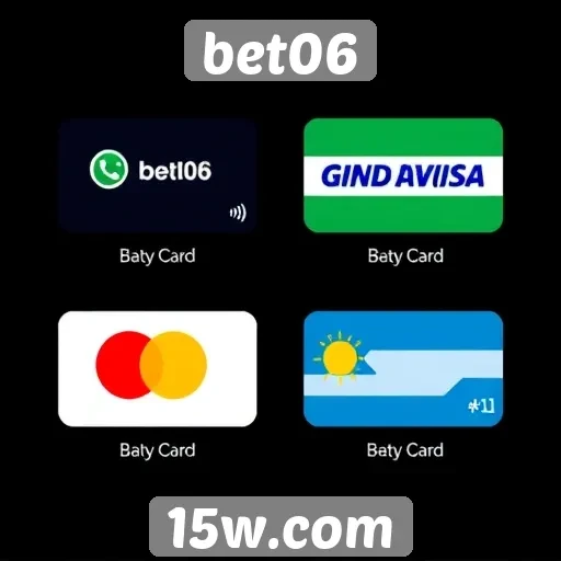 Métodos de pagamento disponíveis no bet06