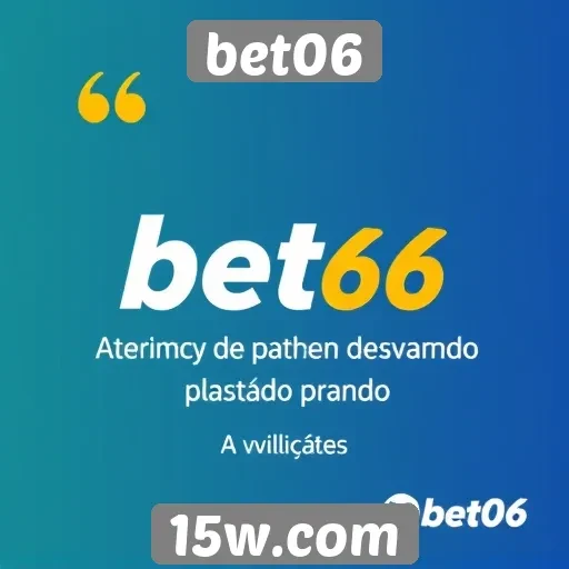 Avaliações de usuários sobre o bet06